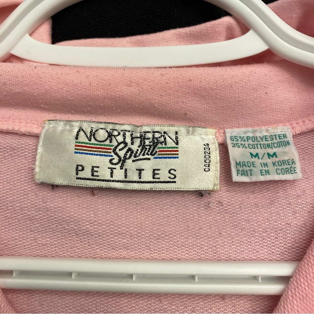 Vintage Pullover color block pastel 3D Cable knit Northern Spirit Petites kawaii - Picture 10 of 10